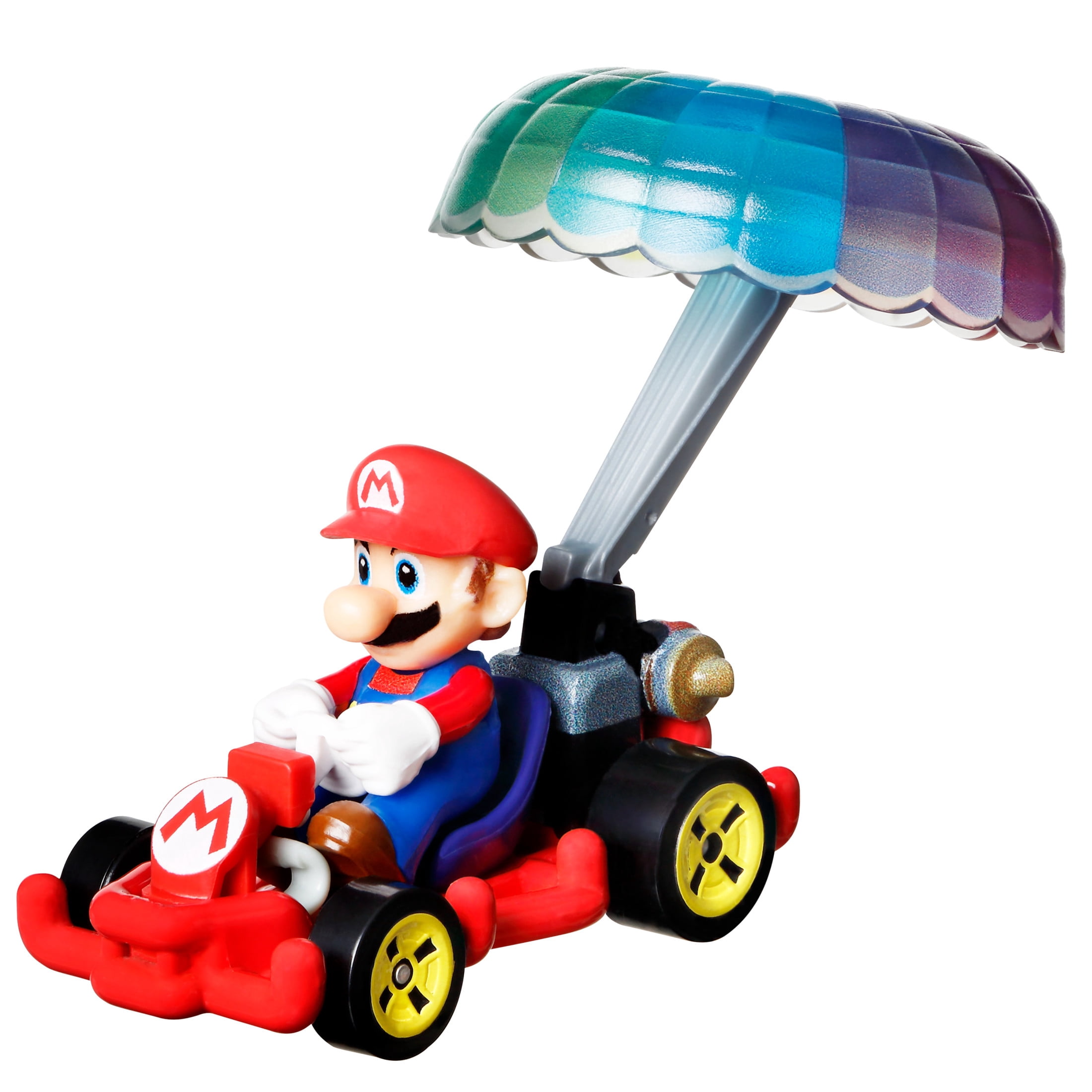 Hot Wheels Mario Kart Gliders, 1:64 Scale Die-Cast Character Toy Car (1 Vehicle, Styles May Vary)