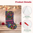 thumbnail image 4 of Bingfone Berry Fruits Print Personalized Christmas Stocking - Snowman Design Large 18 inch,Family Holiday Season Decor, 4 of 8