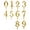 Gold, variant on 10 Pieces 0-9 Reusable Number Birthday Candle Holder Set Cake Topper Decorations for Anniversary Wedding Party Celebration (Gold)