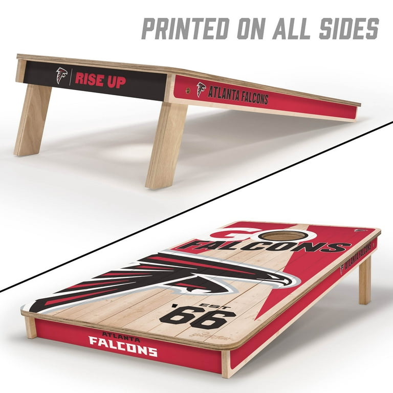 YouTheFan NFL Atlanta Falcons 2' x 4' Cornhole Game No Bags