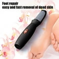 thumbnail image 4 of Xecvkr Electric Foot File Pedicure Callus Remover Multi-speed Dead Skin Exfoliator Efficient USB Rechargeable Smooth Buffer Digital Display Extra Grinding Head 7x1.3in 1 Set, 4 of 6