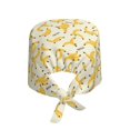 thumbnail image 2 of Xecao Banana Print Men Women Adjustable Working Cap with Button Unisex Hats Sweatband, 2 of 7