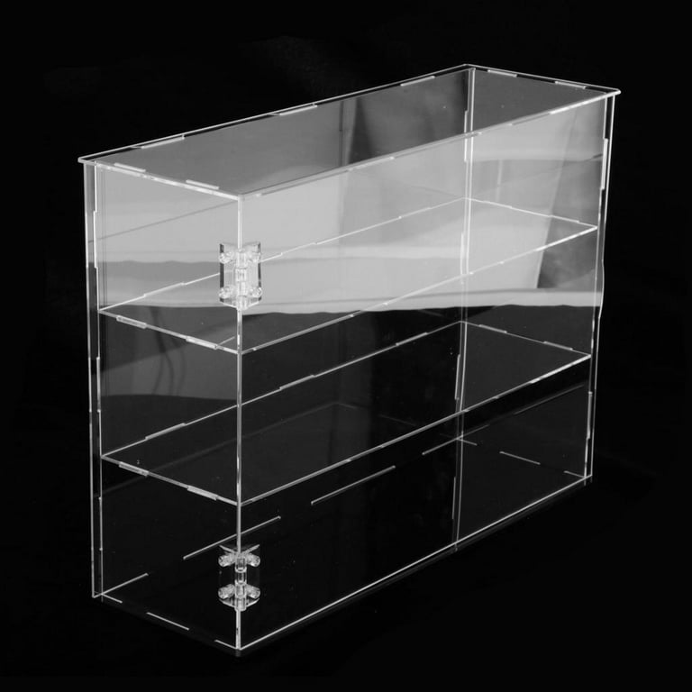 Clear Acrylic Figure Display Case Dustproof Protection Model Toys