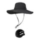 thumbnail image 1 of Gorra de pescador, sombrero de sol transpirable para verano, sombrero de pesca con capucha para exteriores. Negro, 1 of 9