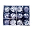 thumbnail image 3 of MesaSe Boules Suspendues Miniatures en PVC Rouge Petites Boules de Noël 12 Unités, 3 of 9