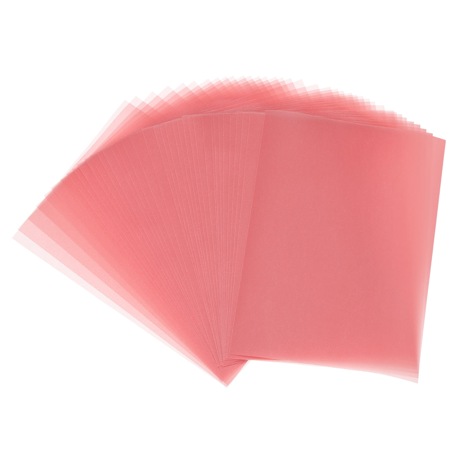 60 Sheets Vellum Paper 4x6, Vellum Paper Printable Translucent Paper 100GSM for Invitations Printing, Light Red