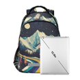 thumbnail image 7 of FORMRS Kids School Backpack Elementary Student Unisex Travel Bookbag with Reflective Stripes, Evening Mountain Road, 7 of 7