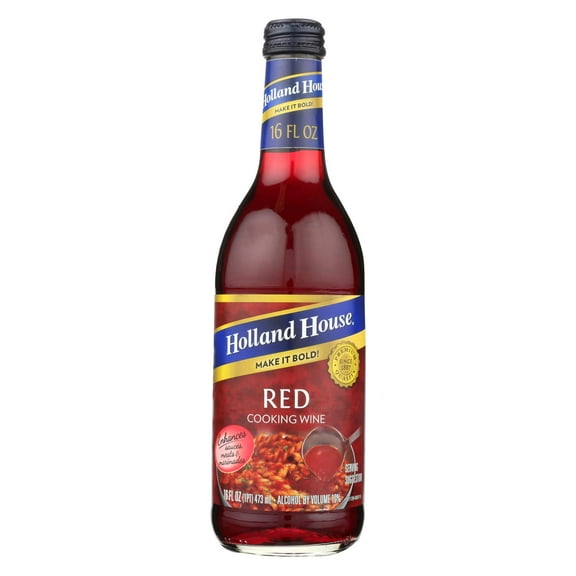 Holland House Holland House Red Cooking Wine - Red - Case Of 12 - 16 Fl Oz.