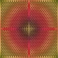 thumbnail image 1 of Ahgly Company Tapis d'Intérieur Lavable en Machine Carré Rouge, 4 Pieds Carré, 1 of 7