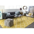 thumbnail image 3 of Mark&Day Wool Area Rugs, 8x11 Exeter Modern Gray Yellow Area Rug (8' x 11'), 3 of 6