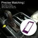 thumbnail image 3 of Cubierta de botón de pomo de cambio de marcha ABS Unique Bargains para Ford F150 2015-2020, adhesivo decorativo para panel de control interior, color Carbon Fiber Purple, 3 of 6