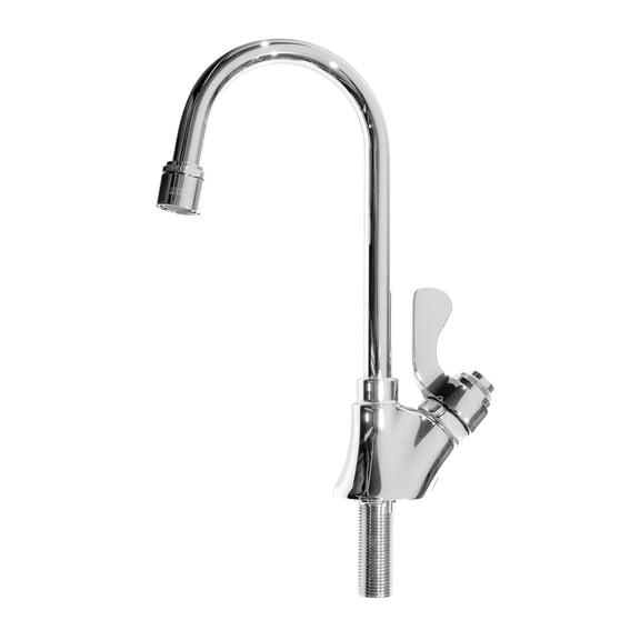 Haws 5452Lf 0.5 GPM Deck Mounted Goose-Neck Utility Faucet - Chrome