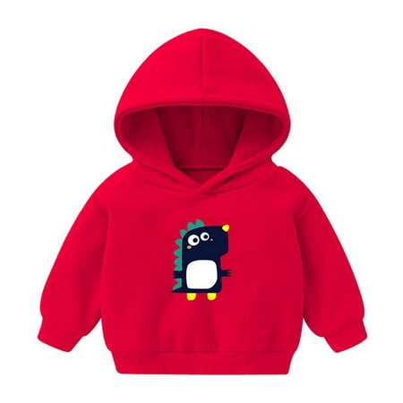 

Clearance Sale Dihao Fall Winter Sweatshirt for Kid Graphic Cartoon Printed Hoodies Boys Girls Hoody Children Pullover Outerwear Blouse