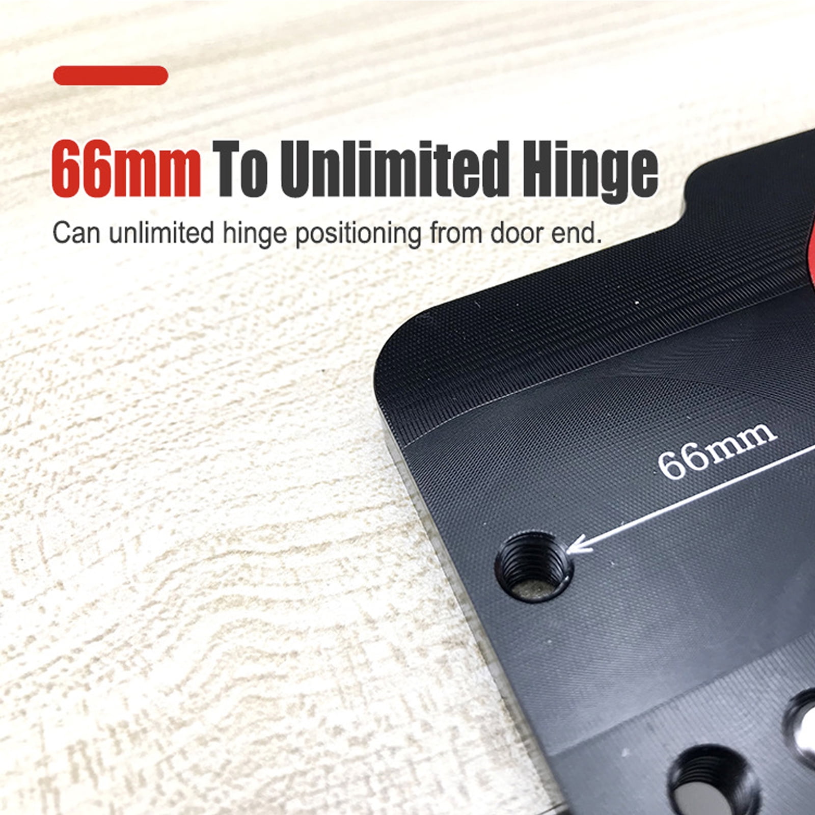Hinge Mounting Tool Concealed Hinge Jig Concealed Door Hinge Jig with Quick Clamps Hinge Hole Drilling Guide Locator
