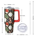 thumbnail image 2 of 30oz Xmas Tumbler with Reindeer Lid Straw Stainless Steel Double Wall Insulated Cup Christmas Gifts, 2 of 5
