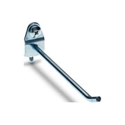 Triton Products 4-inch Single Rod Steel Pegboard Hook, 30-Degree Bend, 10pk