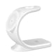 thumbnail image 3 of Tholdsy Soporte de inalámbrico Teléfono móvil Relojes inteligentes Auriculares Estación de carga de Puerto tipo C Cuna Hogar Teléfono y Comunicación Blanco, 3 of 6