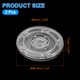 thumbnail image 2 of Uxcell 2 Paquete Plato giratorio de acrílico Lazy Susan, organizador de 3.5 pulgadas con rodamientos de bolas, 2 of 7