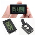 thumbnail image 7 of Walbest 1Pack Mini Black Digital Humidity Thermometer Hygrometer Temperature Meter Gauge Indoor LCD Display Centigrade (℃) for Reptile Greenhouse Home Room, 7 of 7