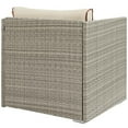 thumbnail image 3 of Modway Repose Outdoor Patio Armchair in Light Gray Beige, 3 of 3