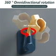 thumbnail image 4 of Usbinx Life Adhesive Rotatable Shower Head Bracket Wall Mount 360 Degree Angle Adjustable No Drill Installation, 4 of 6