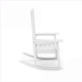 thumbnail image 4 of Outdoor Porch Rocking Chairs, Traditional Rocker for Porch Patio Garden | White | HDPE, 4 of 5