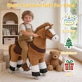 thumbnail image 3 of Akaber Ride on Horse for Kids, Riding Horse Toy for Age 4-9, 36.6'' H Ride on Horse, Max Load 165LBS, 3 of 9