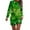 Light Green, variant on Fiaer Christmas Snowflake Long Sleeve Dress for Women Sweatshirt Dress Fall Fashion Outfits Casual Mini Skirts Green XXL