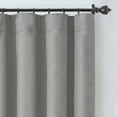 thumbnail image 4 of Elrene Home Fashions 026865721836 3-in-1 Blackout Energy Efficient Lined Rod Pocket Window Curtain Drape Panel, 52" x 84", Silver, 4 of 10