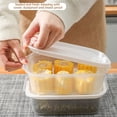 thumbnail image 7 of Vikakiooze 2022 Home Storage and Organization Transparent Covered Rectangular Refrigerator Food Container Storage Box Kitchen, 7 of 7