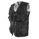thumbnail image 2 of Chaleco multibolsillos para hombre, ideal para actividades al aire libre, pesca, fotografía y viajes. Negro, 2 of 9