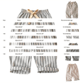 thumbnail image 3 of Baby Girls Wide Leg Linen Striped Pants Kids Casual Summer Palazzo Pants Flowy B𝐨ho High Waisted Beach Trousers with Pockets, 3 of 6