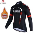 thumbnail image 2 of Maillot de ciclismo térmico de invierno de polar X-Tiger, ropa de ciclismo de montaña de manga larga, ropa deportiva para ciclismo, 2 of 5