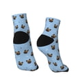 thumbnail image 4 of Bingfone French Bulldog Face Design Patterned Men'S Women'S Casual Cotton Socks, 4 of 9