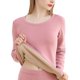 thumbnail image 1 of Sonducket Ropa interior térmica para mujer, ropa interior térmica gruesa para invierno, para clima frío, elástica, parte inferior larga, conjuntos de Pijama Rosa/Top/L Sonducket AP013086-11B, 1 of 6