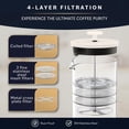 thumbnail image 4 of Cafetera francesa Home Hero de 1 litro con mango de madera de bambú, 4 of 8