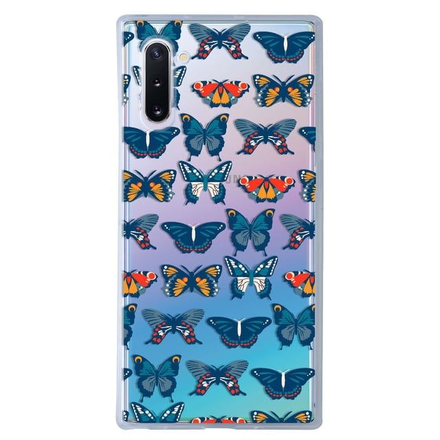 Funda para Galaxy Note 10 Patron de Mariposas InstaCase Antigolpes