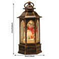 thumbnail image 3 of REK Snow Globe Music 150ml Lighted Rotating Snow Falling Hexagon Water Kids' & Handheld, 3 of 5