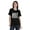 Black, variant on Inkmeso I Got The Shot Pro Vaccine Crew Neck Womens Vaccination T-shirt
