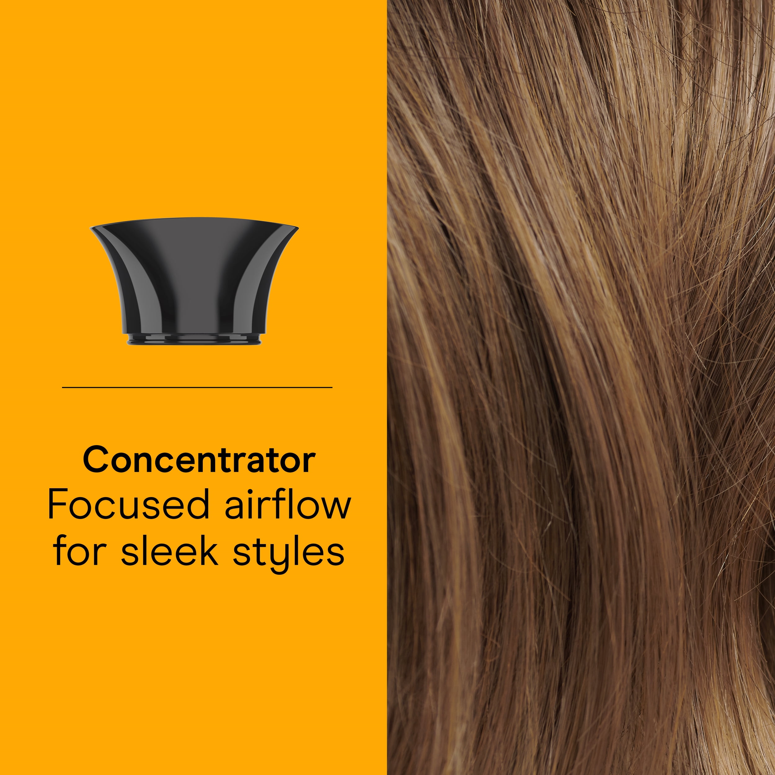 Conair Mid-Size Hair Dryer, 1875 Watts, 2 Heat & Speed Settings, with 2 Attachments