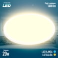thumbnail image 4 of Panel  LED ICON Ajustable 20W Luz Cálida 25,000 hrs de uso ICON  Pack 2 pzas., 4 of 9