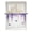 Purple, variant on Sheer Curtains 45 Inch Length, Wisteria Semi Sheer Curtains Light Filtering Window Treatment, Spring Purple Flowers Butterflies Vintage Beige Privacy Voile Drapes for Living Room Bedroom 52x45 Inch