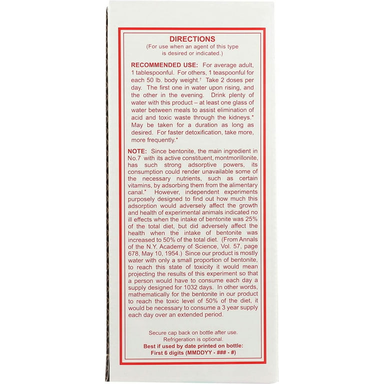 Sonne's Organic Foods - Sonne's No. 7 Detoxification, 32 fl oz Liquid