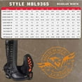 thumbnail image 3 of Milwaukee Leather MBL9365 Women's Classic Black Leather 14-Inch Harness Square Toe Tall Motorcycle Boots 5, 3 of 10