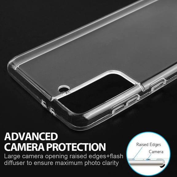 Xpm Case for Samsung Galaxy S22 Plus Crystal Clear Transparent TPU Flexible Rubber Silicone Ultra Thin Slim Gel Soft Skin Cover for Galaxy S22  Plus - Clear