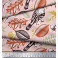 thumbnail image 3 of Soimoi Satin Silk Fabric Bird & Leaves Print Sewing Fabric Yard 42 Inch Wide, 3 of 3