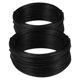 thumbnail image 1 of 2 piezas de alambre metálico para manualidades, alambre negro, alambre de paleta negro, bridas flexibles para flores, jardinería, plantas, 55 metros para enrejados., 1 of 5