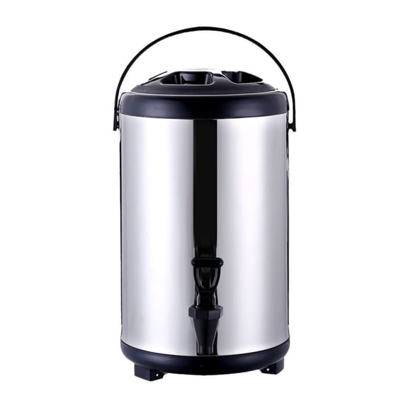 201 Stainless Steel Insulation Barrel with Faucet, Stainless Steel Water Storage Barrel, Heat Cold Insulation Bucket, Liquid Storage Tank Soup Bucket for Restaurant, Cafeteria