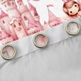 thumbnail image 4 of Homewish Dreamy Pink Castle Black Out Curtains for Girls, Kawaii Fairy Elf Curtains Pack of 2 (42x63 Each), Watercolor Rainbow Bedroom Curtains, Curtains and Drapes Decor, 4 of 6