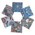 thumbnail image 2 of 7 Pcs Printed American Style Square Cotton Fabric 20"×20" Quilting Patchwork Fabric Fat Quarter Bundles Fabric for Sewing Stitching DIY Craft, 2 of 9